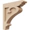 Ekena Millwork 2"W x 10"D x 10"H Thin Mayflower Rough Cedar Woodgrain TimberThane Corbel, Primed Tan CORUR02X10X10MAYRCPR - alternate 1